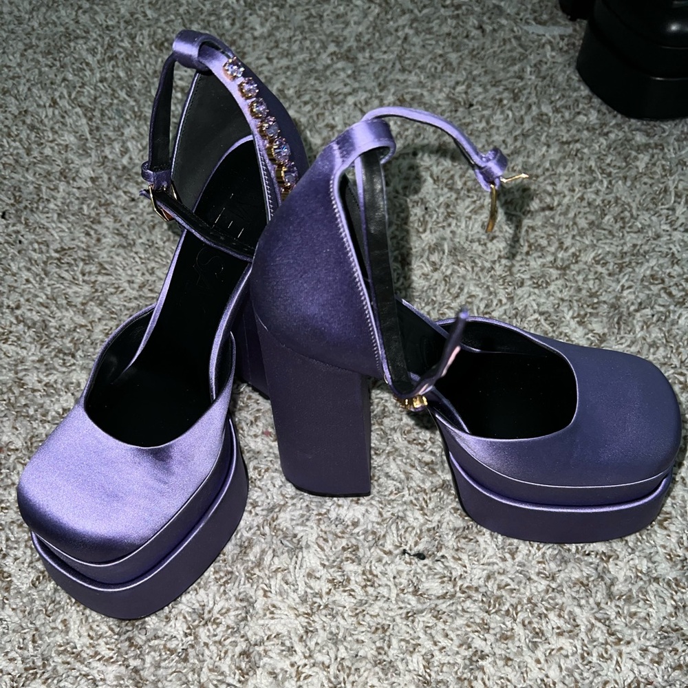 Versace platform heels